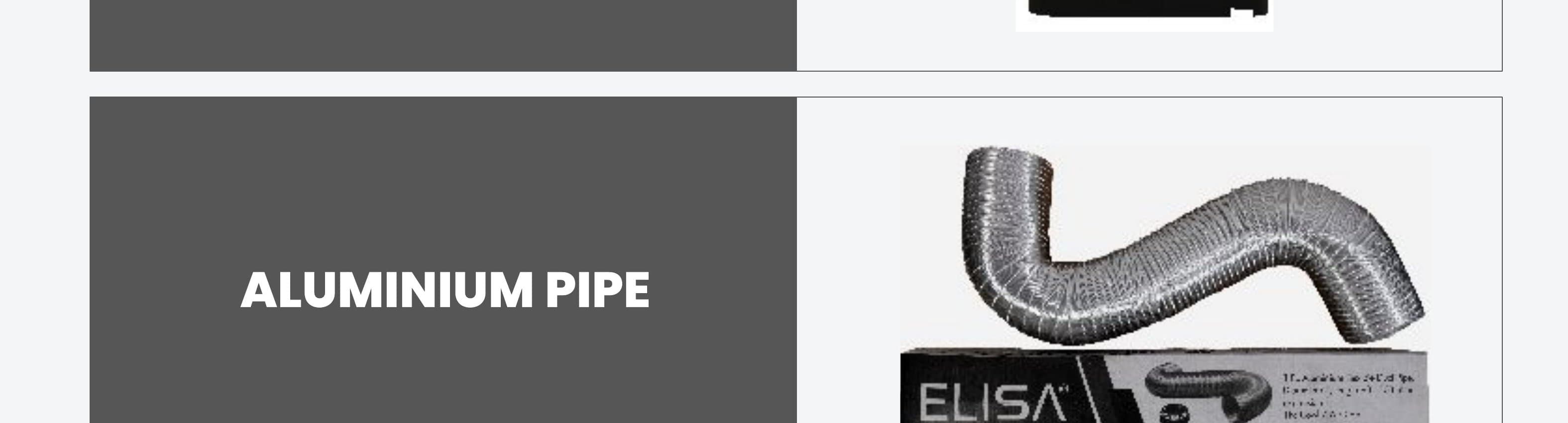 Elisa Aluminium Pipe - Elisa India Chimney Accessories