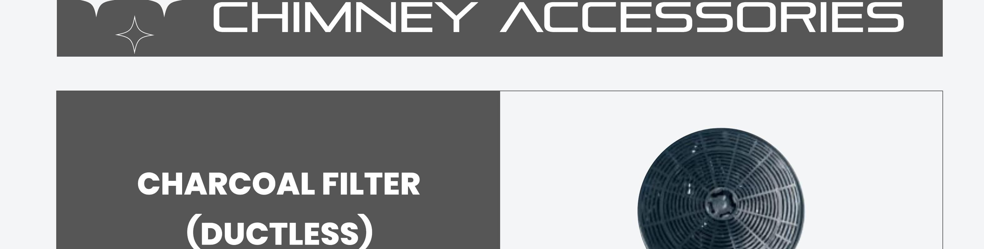 Elisa Charcoal Filter (Ductless) - Elisa India Chimney Accessories