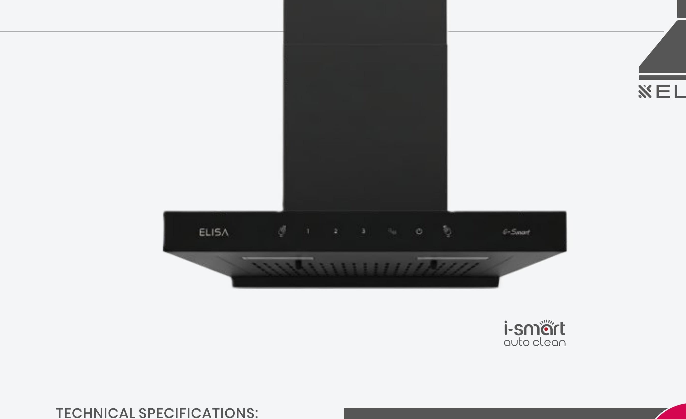 Elisa Titan 60 - Elisa India Kitchen Chimneys