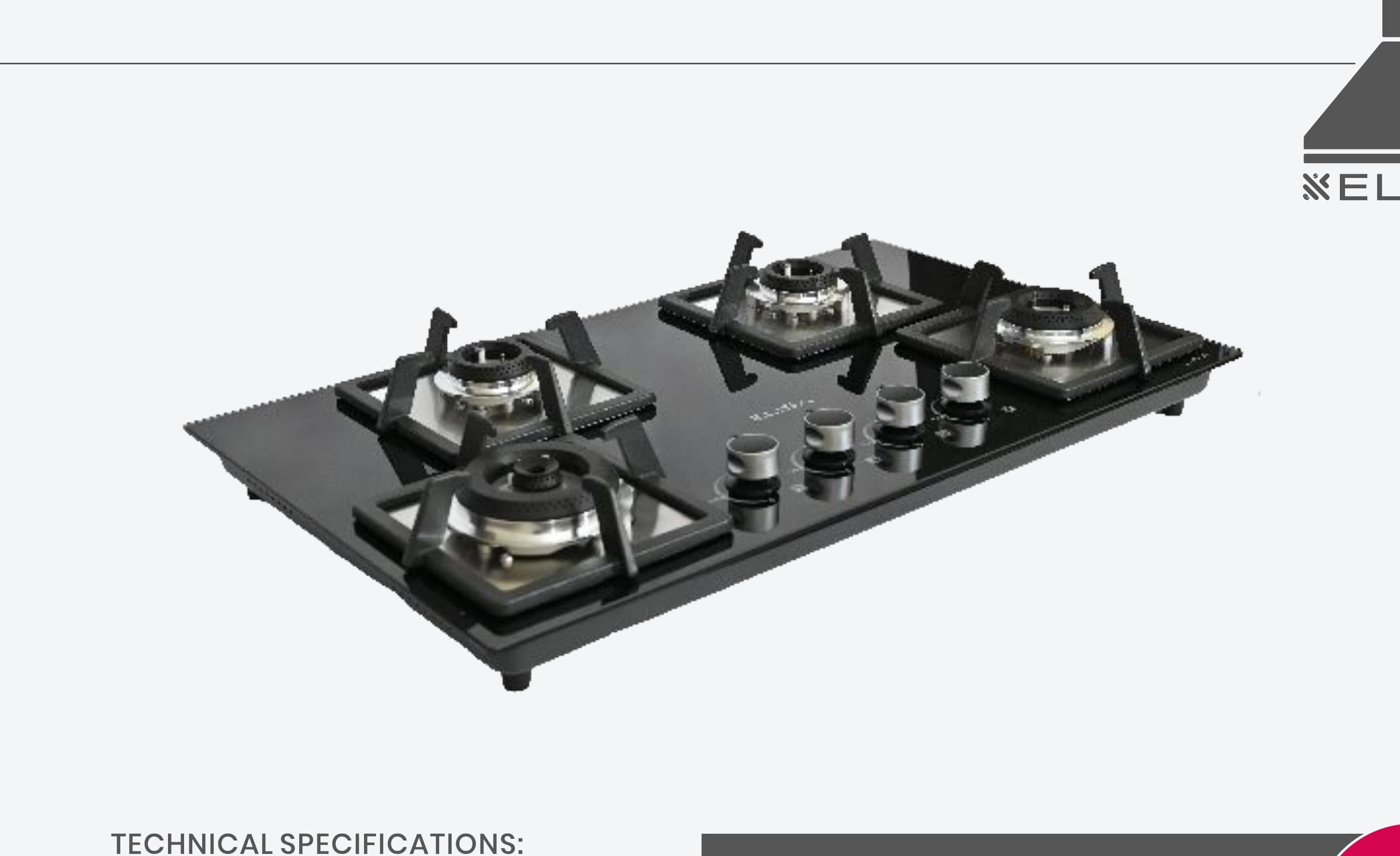 Elisa Lara 4B - Elisa India Kitchen Hobs & Cooktops